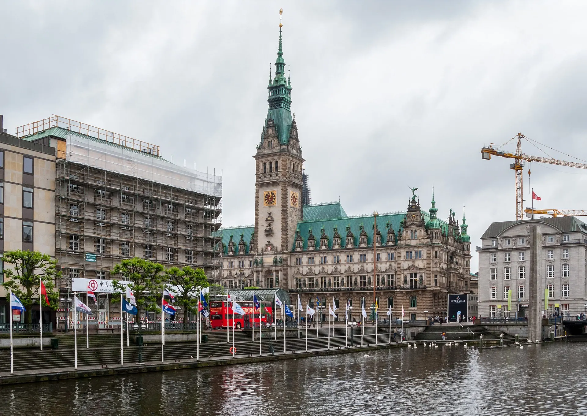 Town hall, Hamburg, Germany