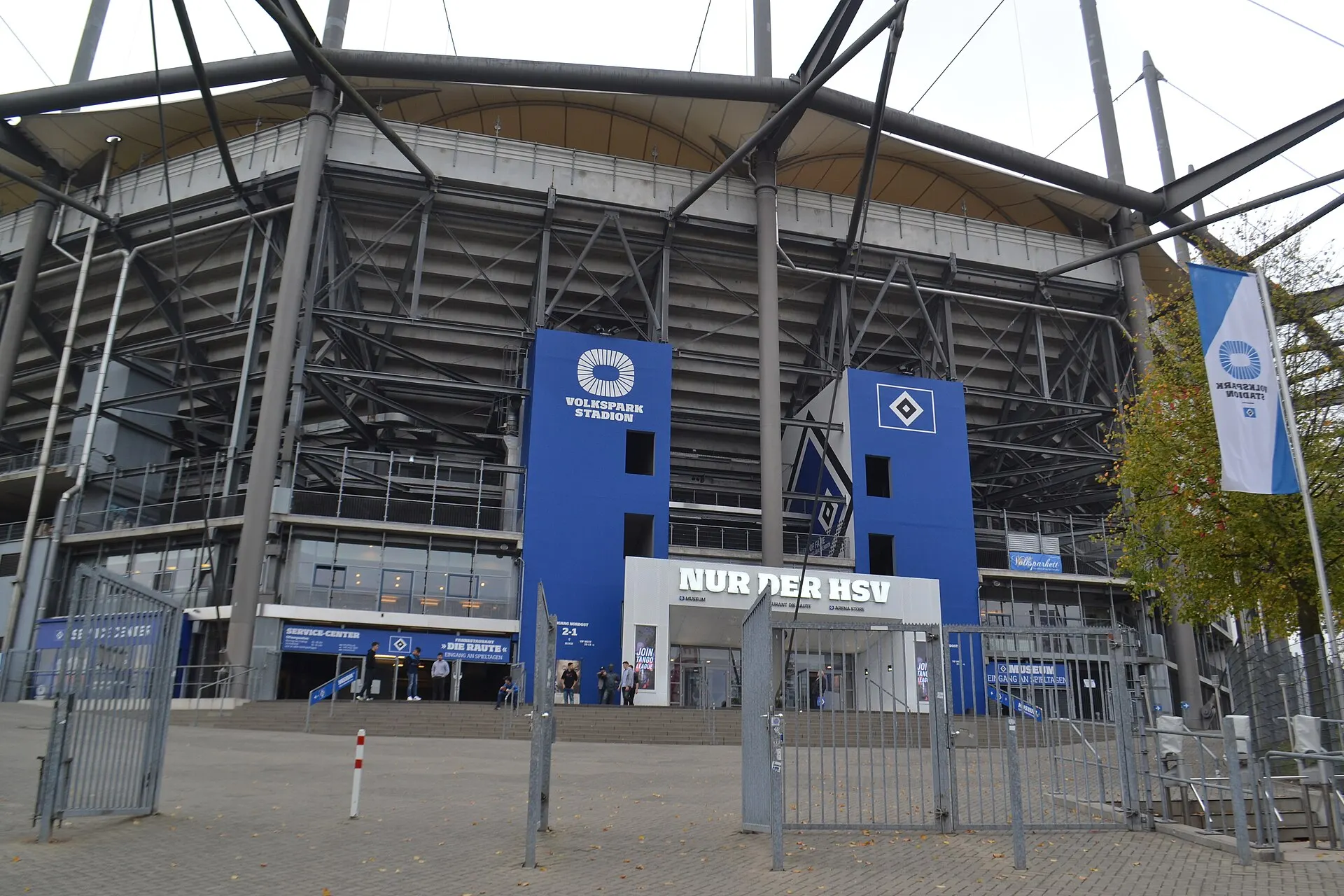 Outside Volksparkstadion